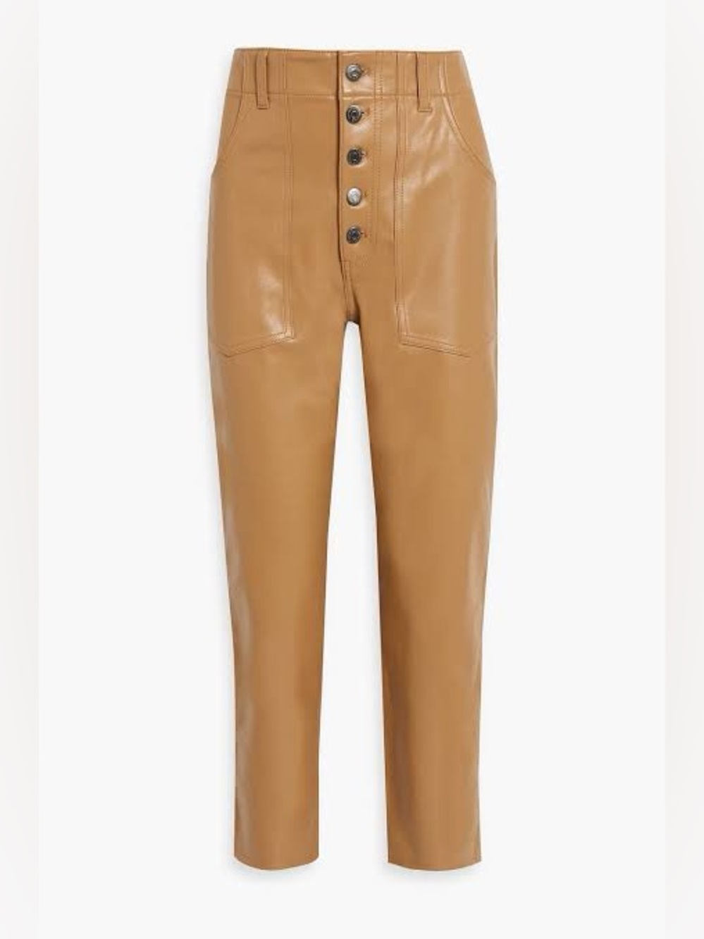 Veronica Beard Arya straight-Leg Pants in Camel